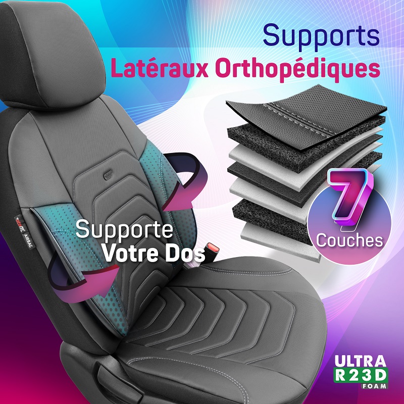 Housses orthopédiques universelles pour sièges Auto, accessoires