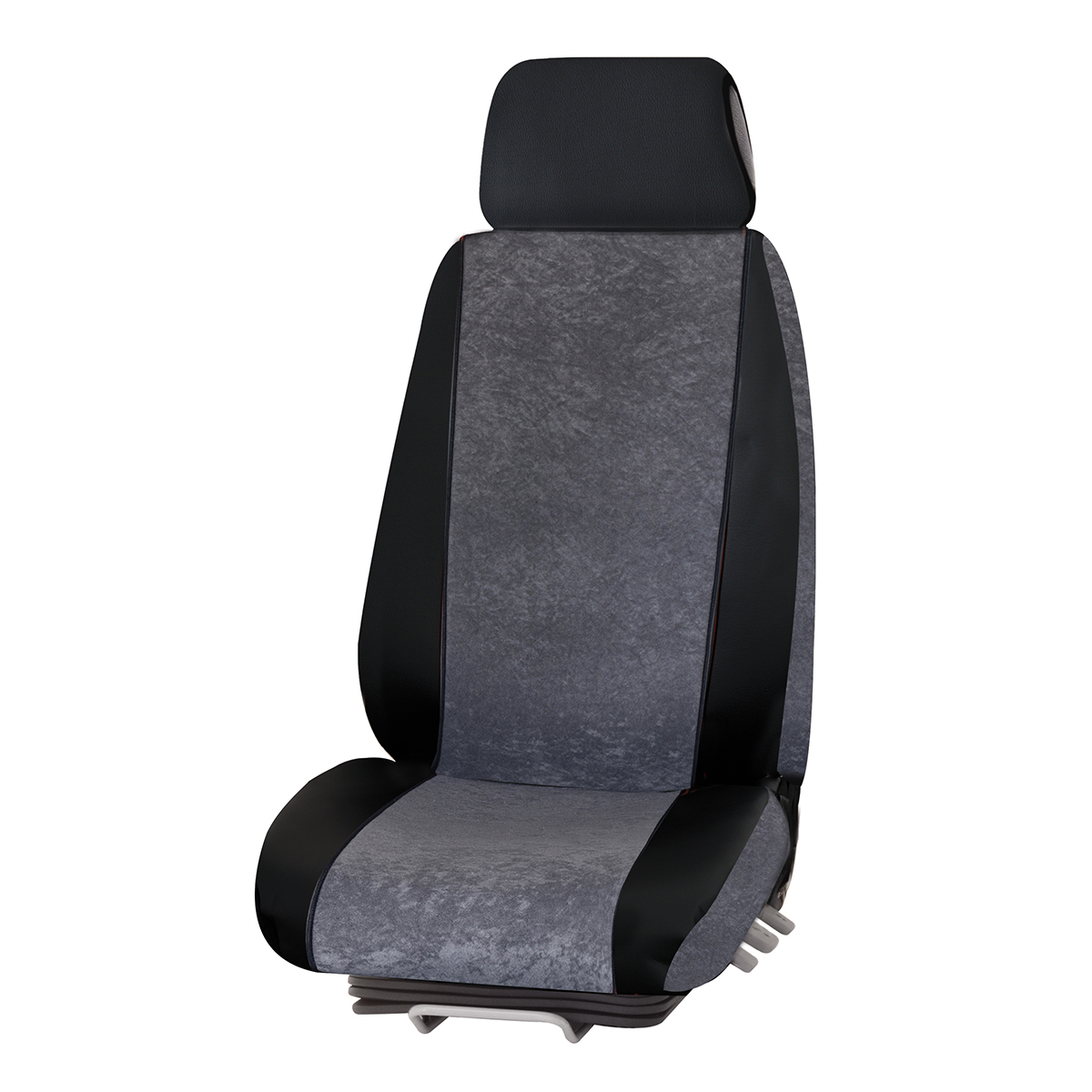 Housse de siège - Mercedes - Actros Axor Atego - Gris-Noir - Airbag Compatible - Facile à Installer - Auto