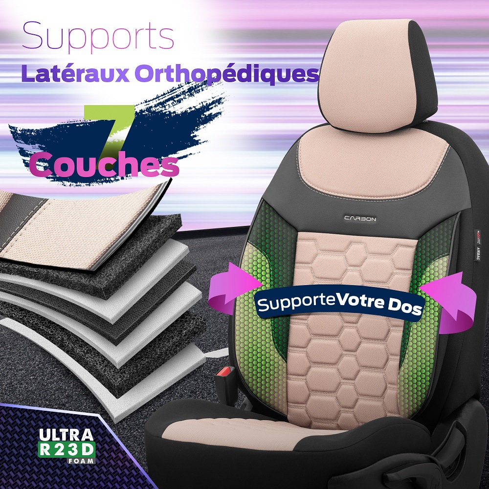 Housses orthopédiques universelles pour sièges Auto, accessoires