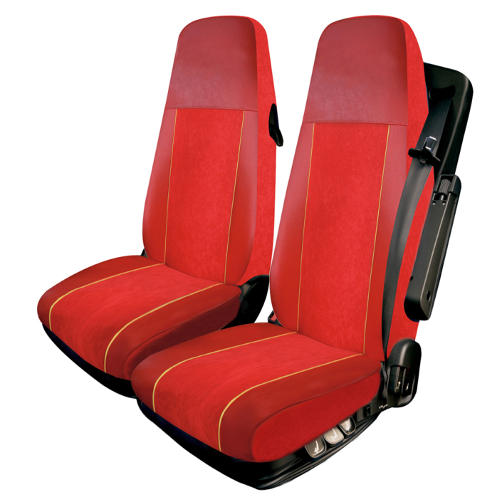 Tapis De Sol En Simili Cuir écologique Noir Avec Bordure Bleue Pour Volvo FH 2013-2020