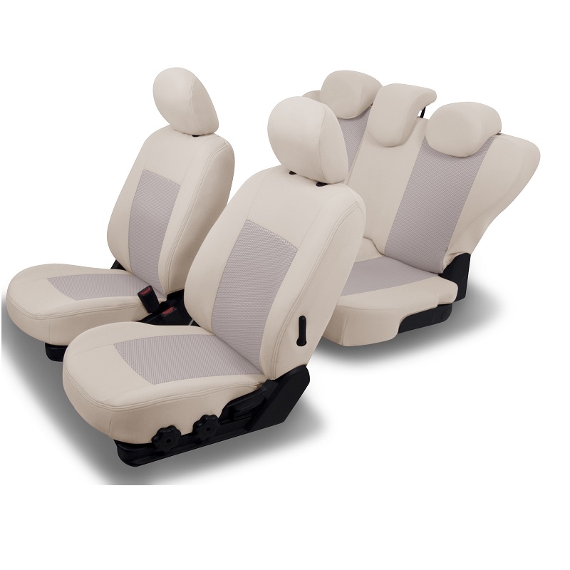 Housses De Siège Auto Mossa Pour Peugeot 308 I, II, III (2007-…) - Kit Complet Avant/arrière - Compatible Airbags