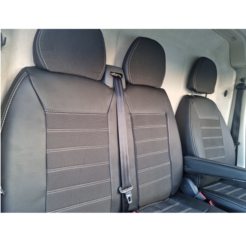 Banquette 3 Places Cuir Volkswagen T5 T6 Kombi - 3ème Rangée - Inclinable Et Réglable - Occasion Propre