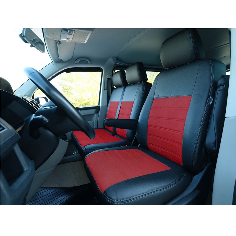 Housses en Simili Cuir pour CITROEN Jumpy 2016+ - 2 sièges avant  (compatible airbag)