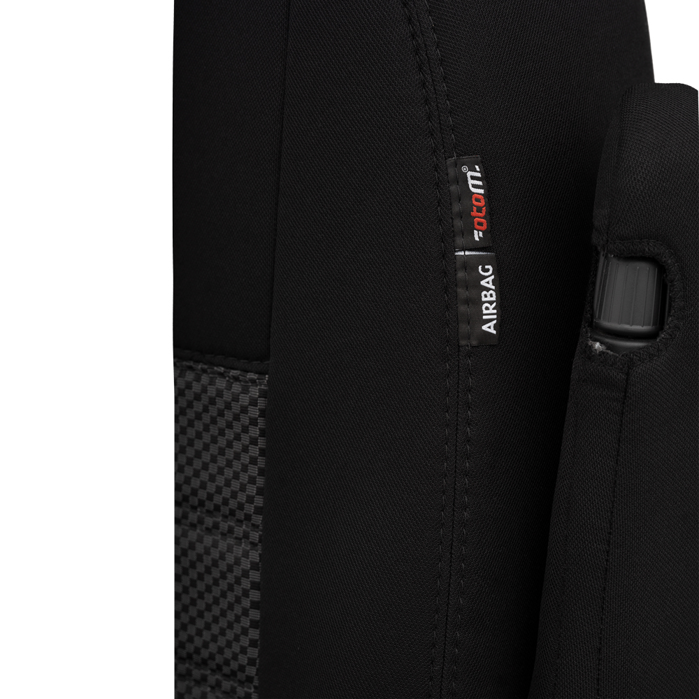 Housses De Siège Auto Pour VW T6 Multivan 2015-2025 – Cuir PU Imperméable – Antidérapant Avec Poche Rangement – Noir – Lot De 2