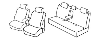 Housse SUR-MESURE intérieure Prestige Tech pour NISSAN QASHQAI 1 +