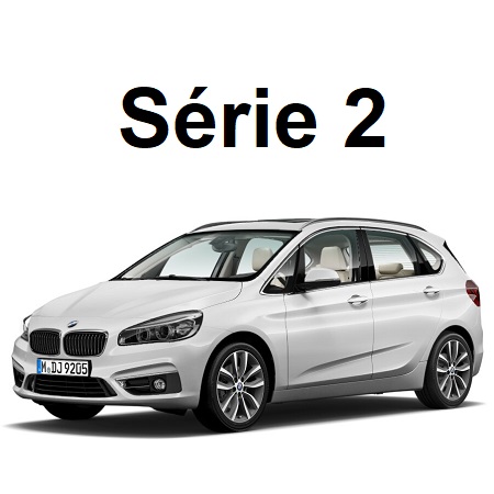 Housses De Sièges Universelles Pour BMW Série 2 F22, F45 (2013-2021) - Noir, Simili Cuir, Neuf