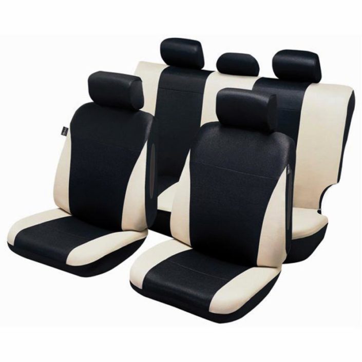 Housse De Siège Auto Sportive Universelle - Simili Cuir, Compatible Airbag, Bleue