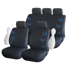 Housse siege auto universelle motif papillon