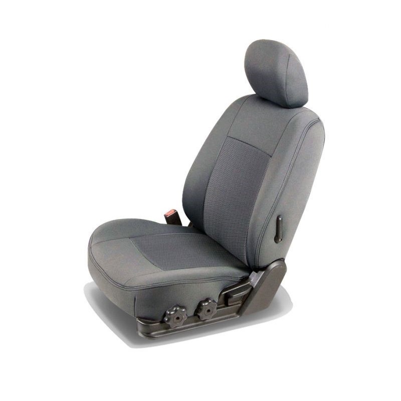 Fodere Sedili Anteriori Auto Renault Trafic Master 2+1 Nero/Grigio