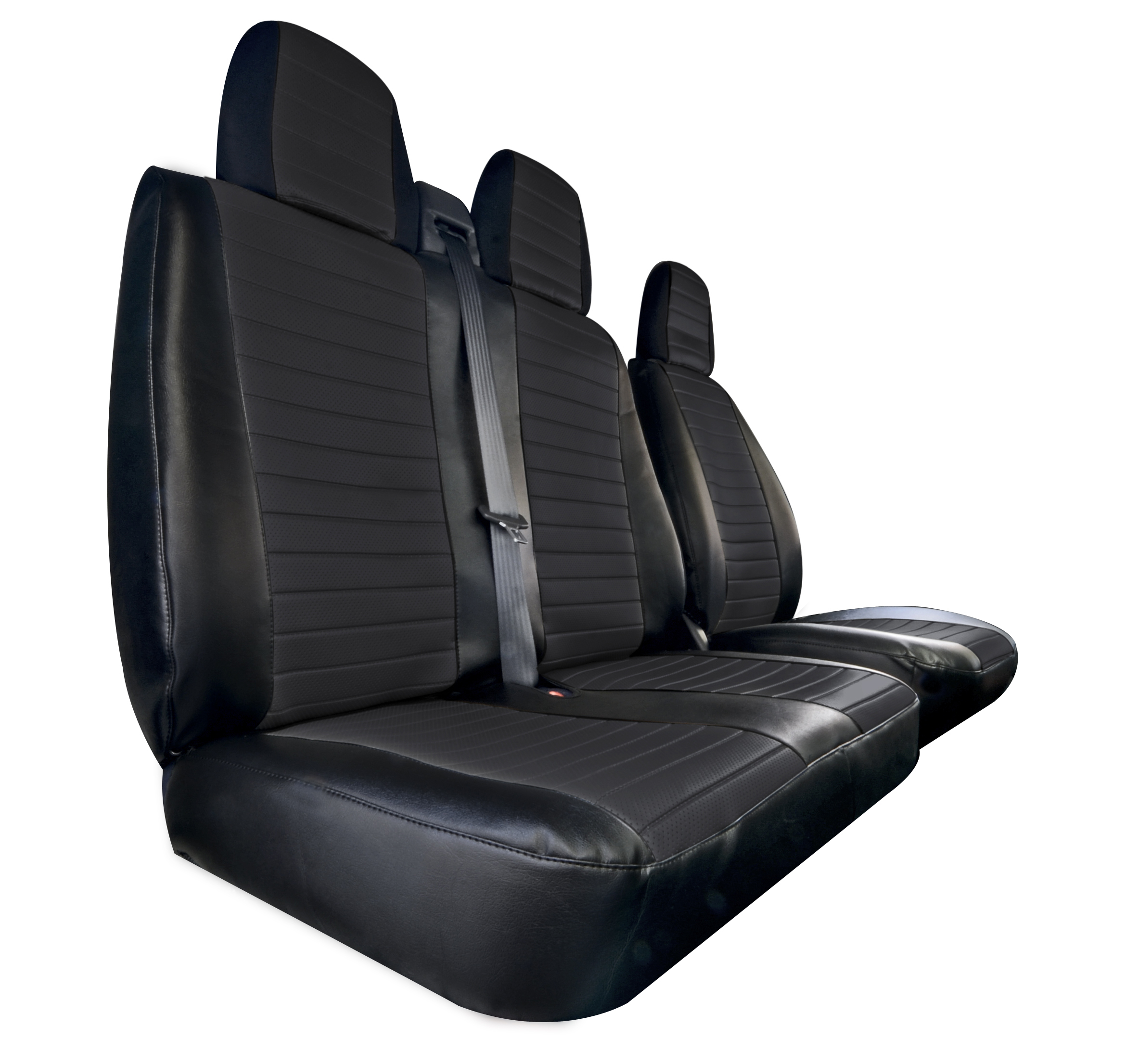 Renault Trafic Master Housse de Siege Couverture Couvre-Siege Tissu Noir 2+1