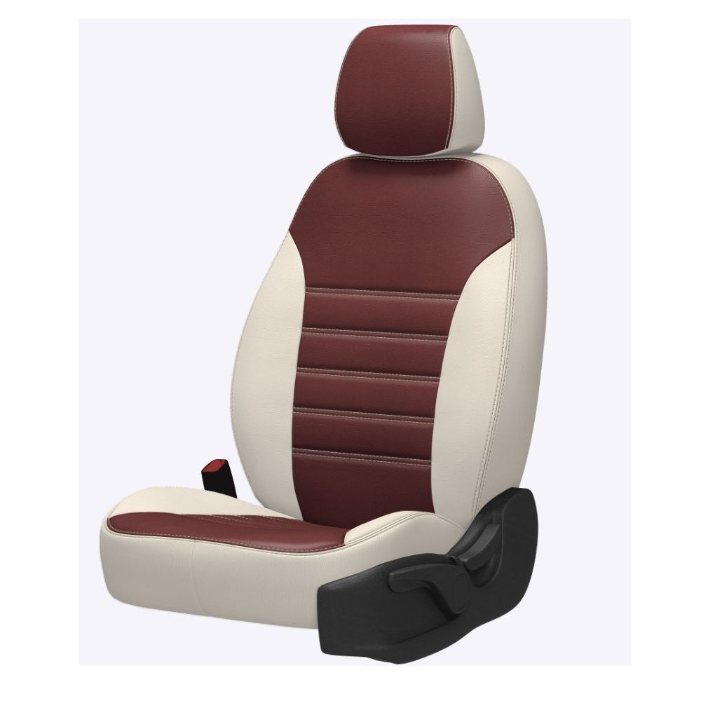 Housses auto universelles avec banquette arrière simili cuir Skai