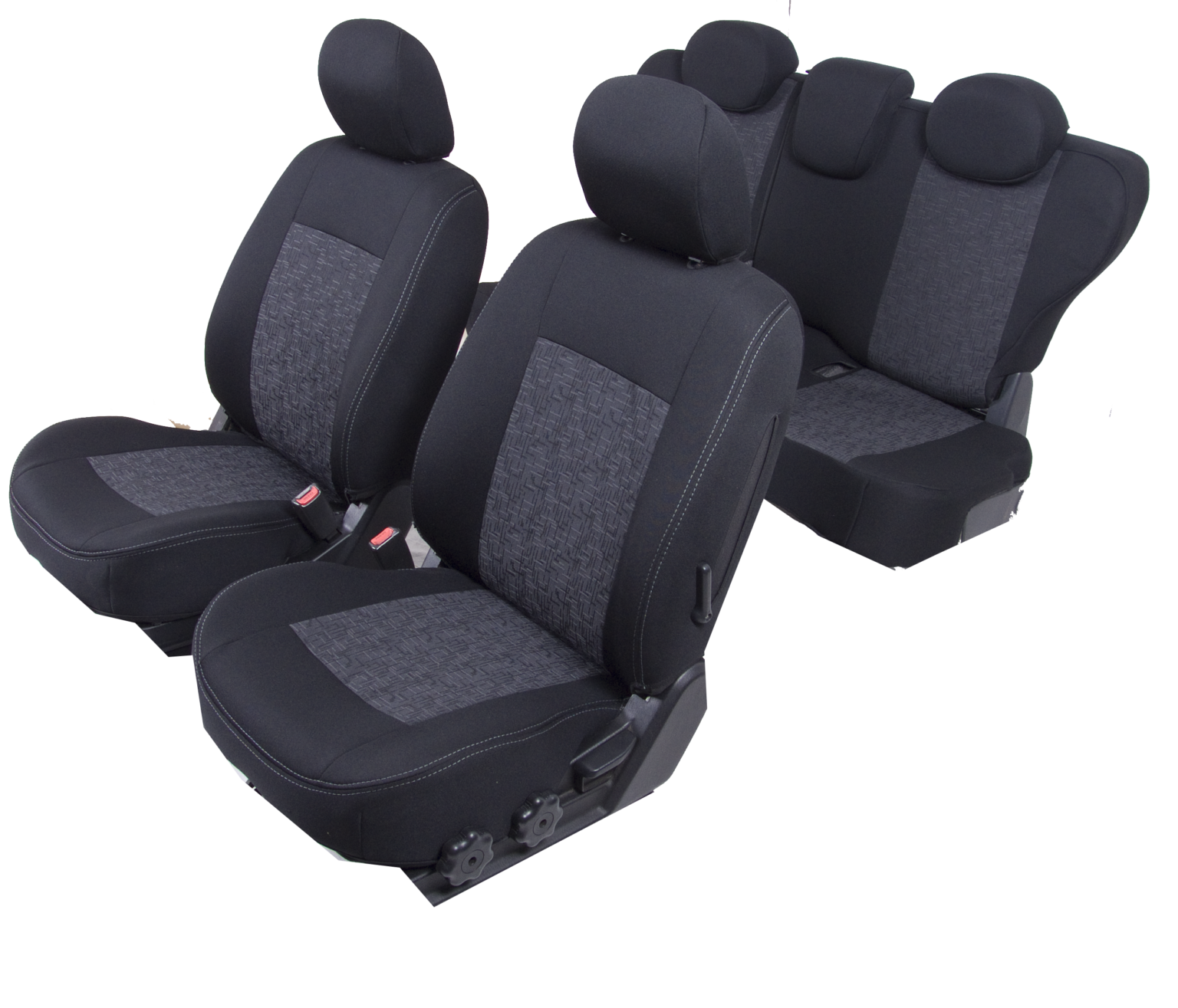 Housses Siège Sur Mesure Bremer Pour Nissan Qashqai 1 J10 - Protection Noire, Confort Et Antidérapant