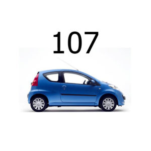 Housse siege auto Peugeot 107