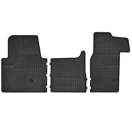 4x Tapis de Sol Pour Voiture Auto Universel Noir / Argent Très beau Modèle  ! - Housses de siege et Tapis de sol (3505741)