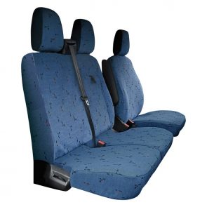 Housses Couvre Sieges Rouge-Noir Pour Ford Transit Custom 2013