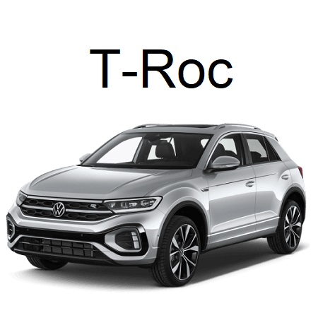 Demi-Housse de Voiture pour Volkswagen T-ROC,Housse de Pare-Brise Auto étanche, Respirante et Anti-UV–Protection Contre la poussière pour extérieur–Bâche Personnalisable Toutes Saisons